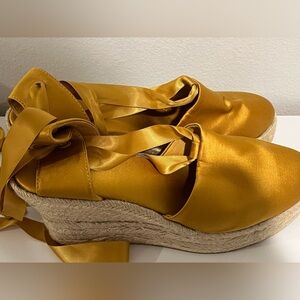 Tory Burch Ribbon Tie Wedges